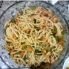 A picture of Spaghettis (Noodles) 🍝.