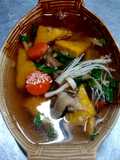 แกงจืดเห็ดรวมเต้าหู้ทอด