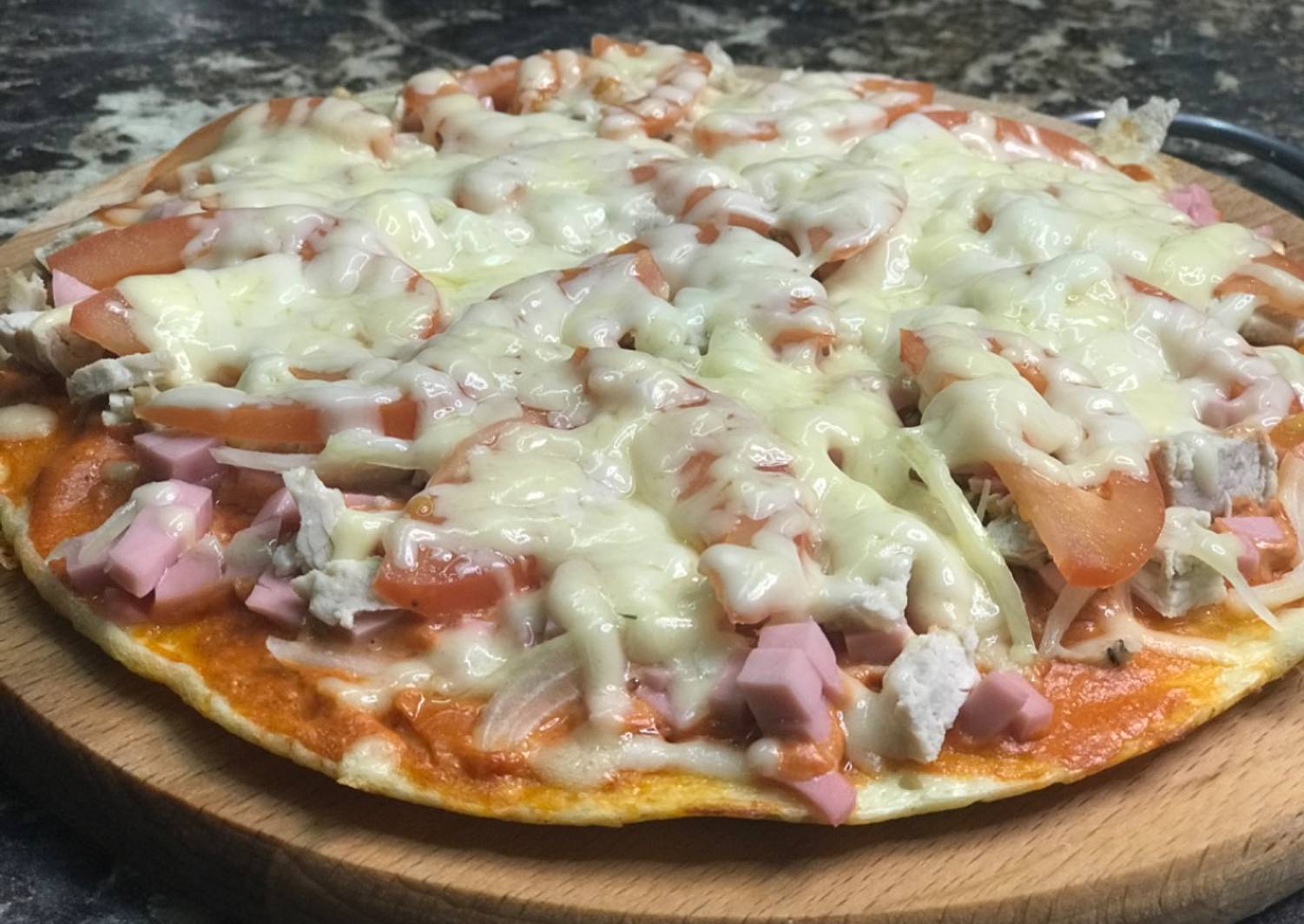 Рецепт пицца пятиминутка на сковороде с фото пошагово
