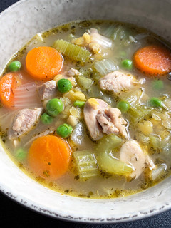 A picture of Chicken & Lentil Soup.