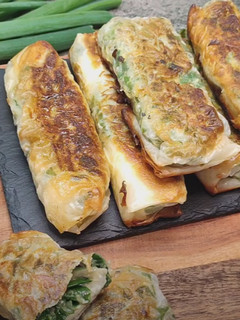 Una foto de Rollitos de Primavera con Cebolleta Verde