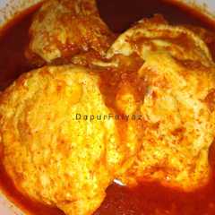 รูปของ Telur Ceplok Balado Simple