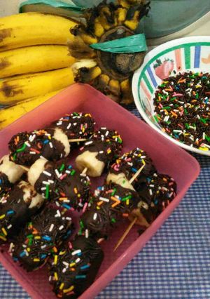 Foto resep Es Pisang Coklat Super Simple