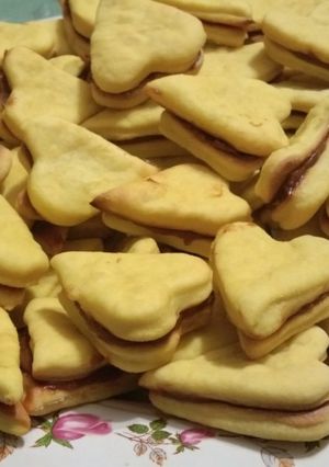 Фото Тыквенные печеньки сердечки.
