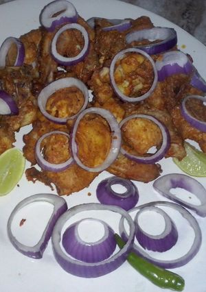 A picture of Chicken kebab.