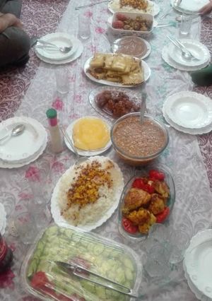 عکسی از دستور یک شام خوشمزه برای مادرعزیزم