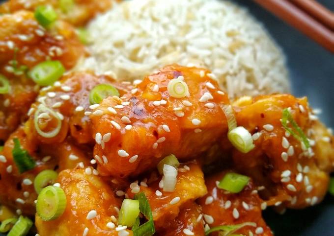 Sticky Orange Chicken