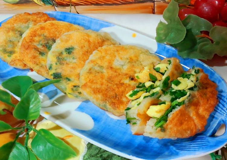 Gorengan Isi Kucai Telor, Aroma Telor nya Benar2 Enak