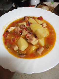 Una foto de Marmitako de potón