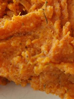 Una foto de Puré de boniato