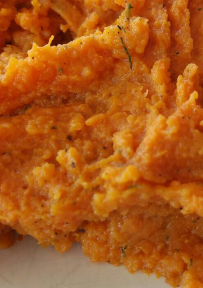 Una foto de Puré de boniato