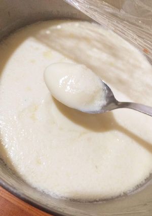 صورة لوصفة ياغورت سائل منزلي الصنع