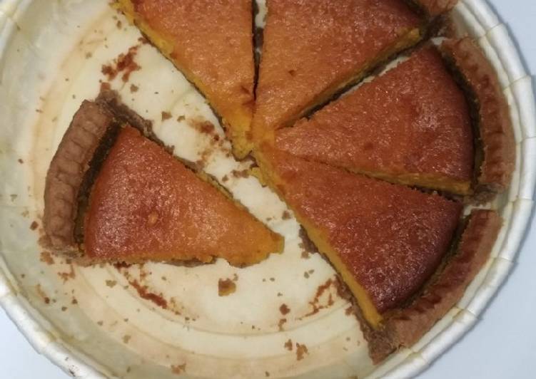 Cara Gampang Menyiapkan Pumpkin Pie x Cheese Cake Anti Gagal