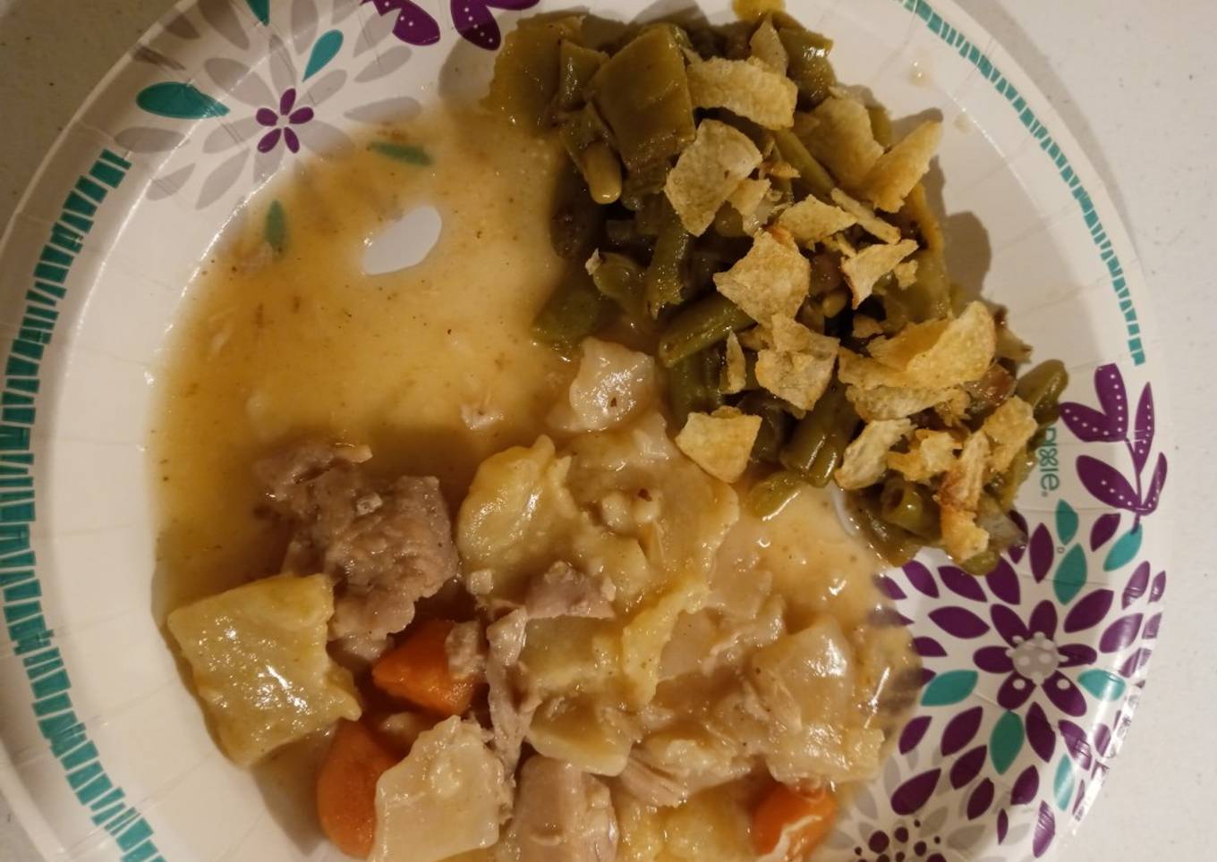 Chicken with Flat Dumplings
