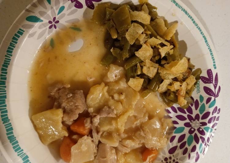 Chicken with Flat Dumplings Chicken with Flat Dumplings