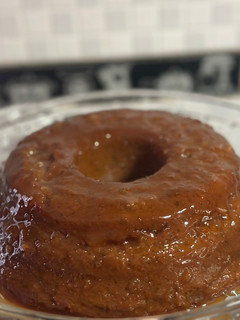 Una foto de Budín de dulce de leche y dulce de batata