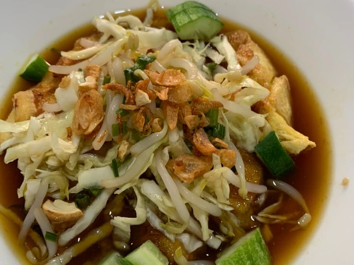 Langkah Mudah untuk Membikin Resep Tahu telur kuah kecap (tahu kupat tidak komplit ala2) yang Menggugah Selera Anti Ribet, Lezat Sekali