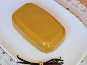 Una foto de dulce de batata con agar agar