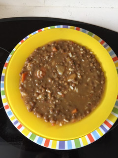 Una foto de Lentejas con verduras
