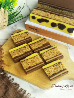Foto resep 705. Puding Lapis (Puding lumut)