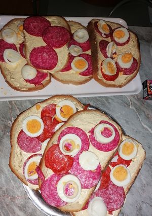 Tojásos szendvics recept fotója
