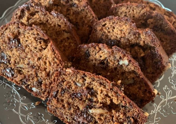 Simple Way to Prepare Award-winning Banana nut bread with chocolate chips