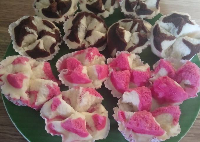 Resep: Bolu kukus mekar 1 telur Yang Mudah