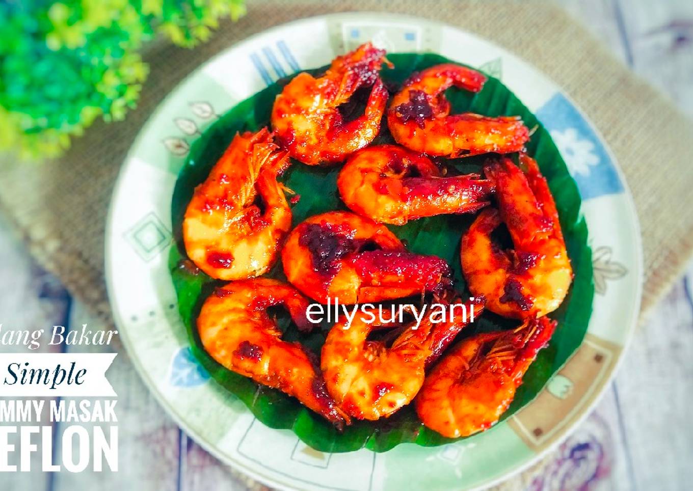 Udang Bakar Teflon Simple Yummy ala Rumah Kami