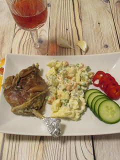 Lassúfőzőben konfitált kacsacomb recept fotója