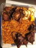 Oven baked Basmatic jollof rice