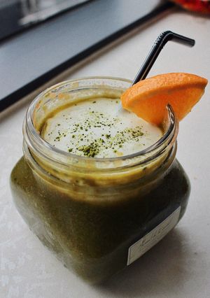 Hình của món Green smoothie for breakfast.