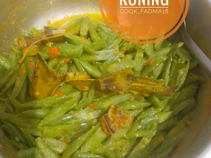 Ternyata ini lho! Resep gampang membuat Buncis bumbu kuning/kunyit  sempurna