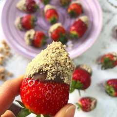 Foto di Fragole al cioccolato
