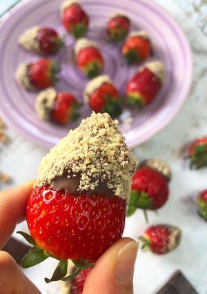 Foto di Fragole al cioccolato