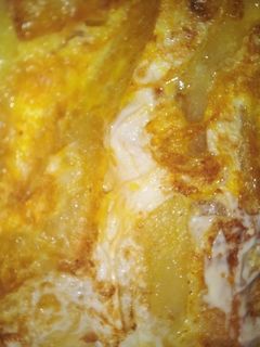صورة لوصفة غراتان بالبطاطا والسكالوب على طريقتي🥚🥚🥔🥔🍠🧀