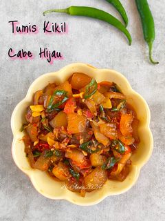 Foto resep Tumis Kikil Cabe Hijau