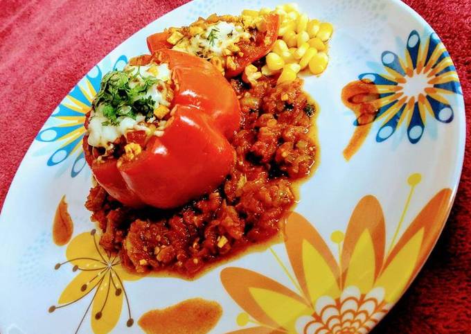 Stuffed Bell Pepper by Akshata Surve