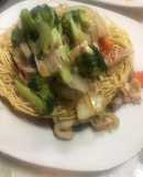 Mì xào tam tơ
