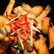 Nấm đùi gà kho gừng