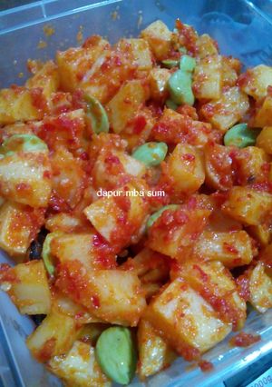Foto resep Sambal kentang pete