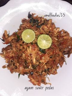 Foto resep Ayam suwir pedas