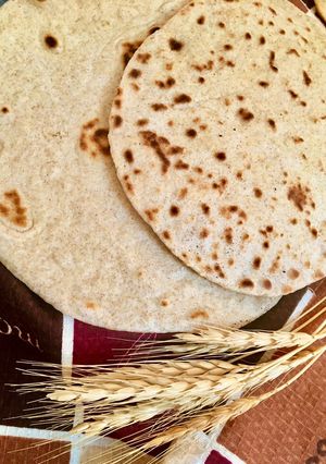 عکسی از دستور نان لواش سبوس دار آتنا بانو