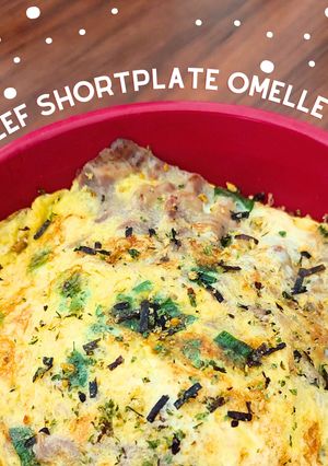 Foto resep Beef Shortplate Omellete