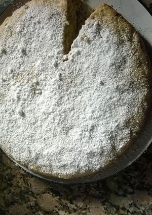 Una foto de Bizcochuelo fácil de manzana y canela