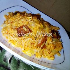A picture of Simple jollof rice.