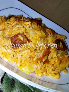 A picture of Simple jollof rice.