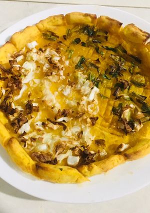 Hình của món Pizza khoai lang, hãy thử nhé!!!.