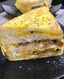 輕鬆做簡單吃-芝心蛋包鮪魚三明治