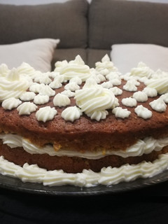 Una foto de Tarta de zanahoria