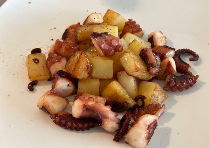 Octopus and potato salad